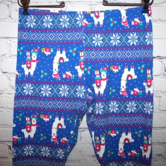 Drama Llama Festive Ankle Leggings - Picture 5 of 11